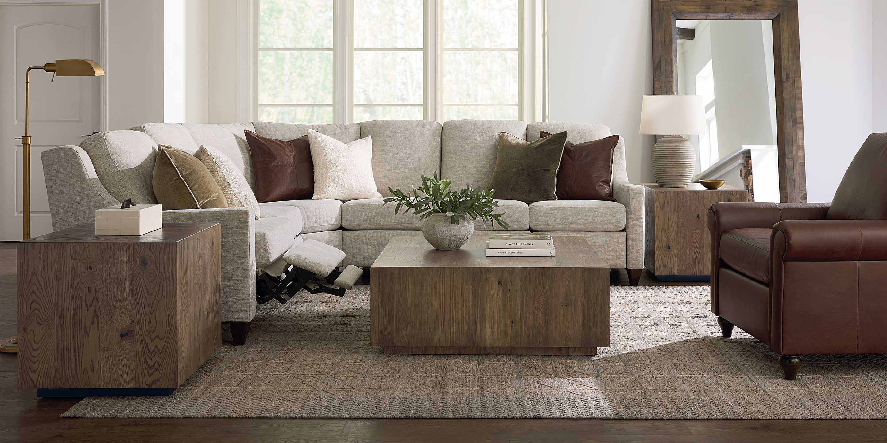 Reclining Fabric L Sectional image number 2
